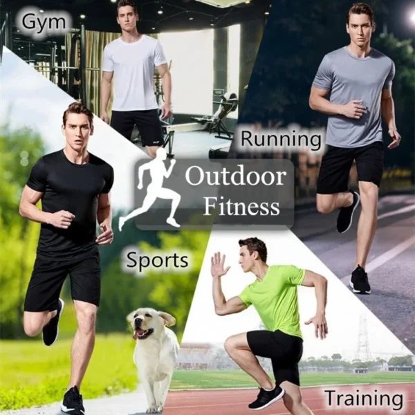 Men's Quick-Dry Moisture-Wicking Gym T-Shirt – Lightweight & Breathable – AliExpress 201768104 - Image 6