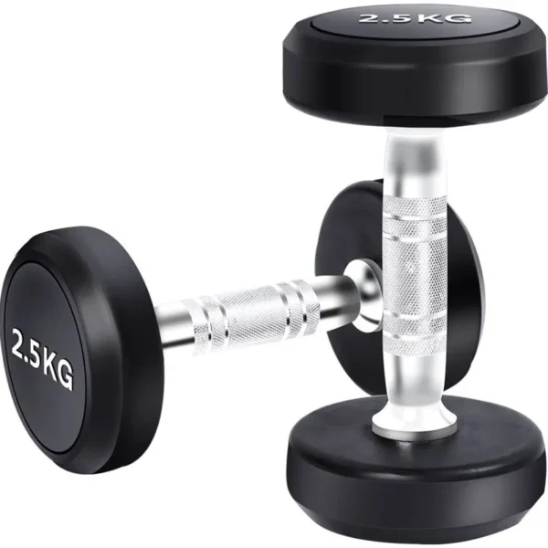 Rubber-Coated Dumbbell 5–20kg | Fitness Gear AliExpress - Image 4